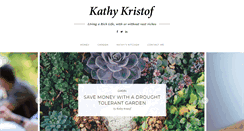 Desktop Screenshot of kathykristof.com